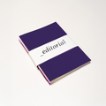 Pack de 2 libretas A5 Eco con interior rayado y liso, diseño artesanal, Nómade Editorial