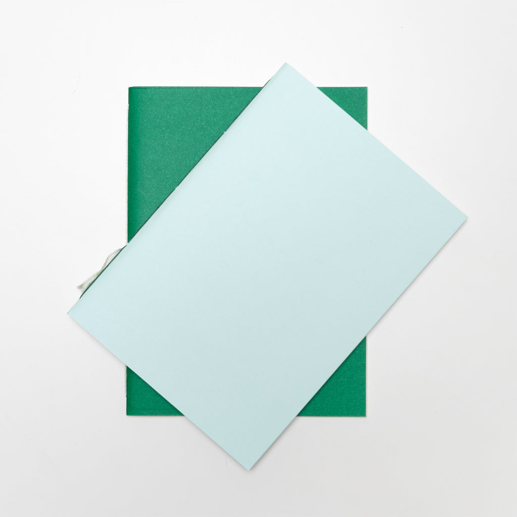 Pack de 2 libretas A5 Trazos con interior liso, Nómade Editorial Argentina